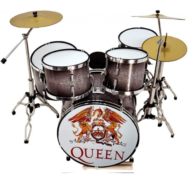 Bateria musical adorno MDR-0107 The queen negra sunburst envio gratis