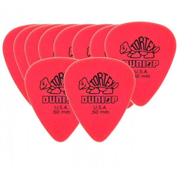 Pack 10 puas Dunlop Tortex 418R.50 50 mm envio gratis