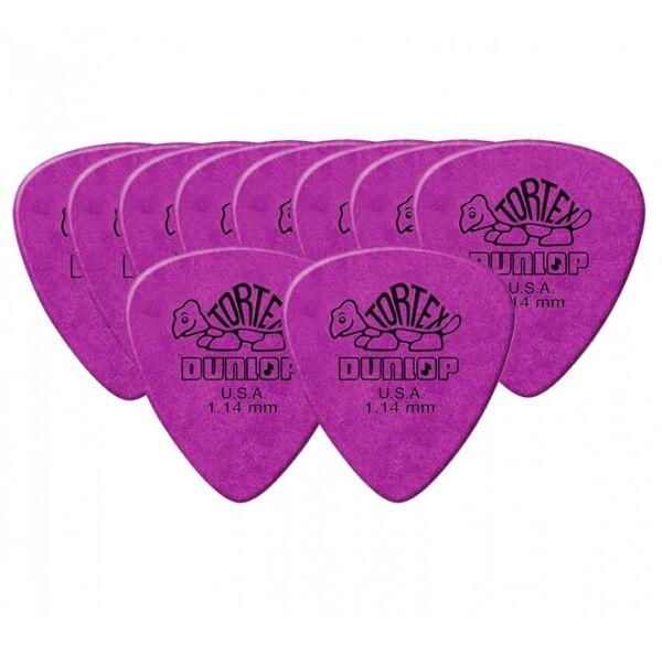 Pack 10 puas Dunlop Tortex 418R.1.14 1.14 mm envio gratis