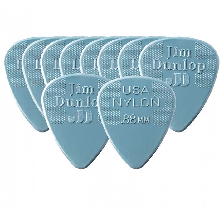 Pack 10 puas Dunlop Nylon 44P.88 0.88mm envio gratis