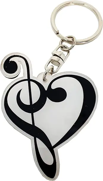 Llavero de nota musical