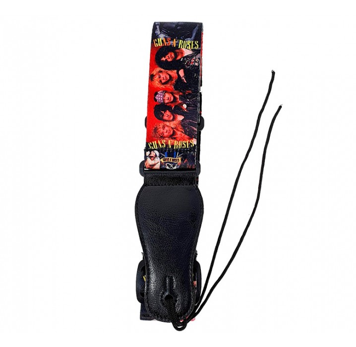 Correa para guitarra y bajo Rockyou S008F Guns & Roses envio gratis