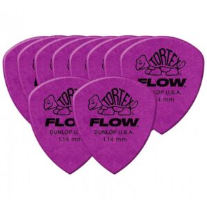 Pack 10 puas Dunlop Tortex Flow 558R114 1.14mm envio gratis