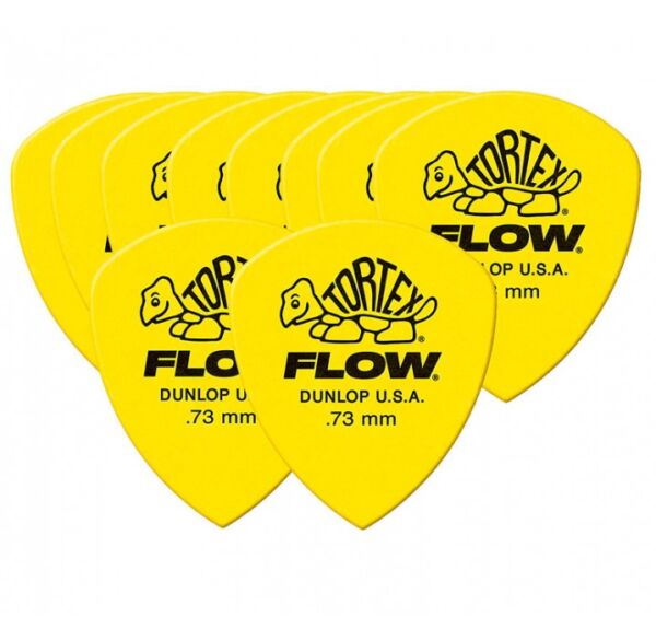 Pack 10 puas Dunlop Tortex Flow 558R073 0.73mm envio gratis