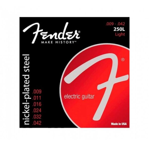 Fender 250L juego de cuerdas para guitarra eléctrica 9-42 envio gratis