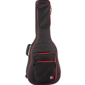 Ek bags FGA30RD funda para guitarra acustica con acolchado de 30mm ribete rojo envio gratis
