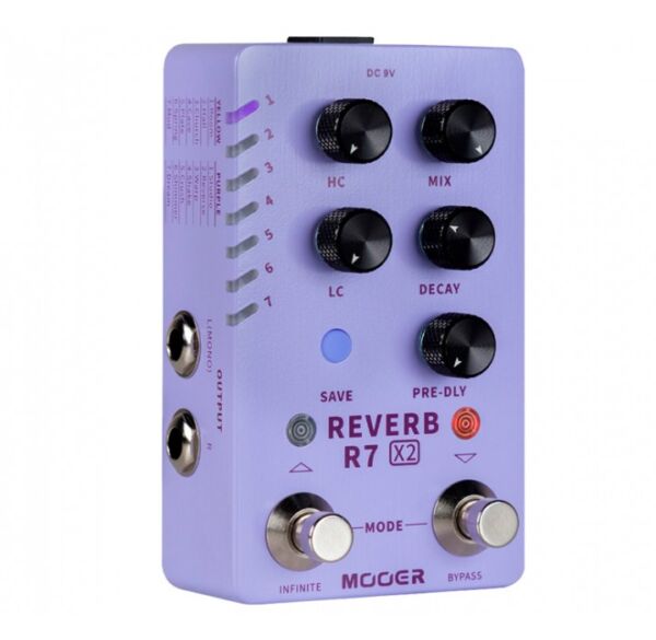 Mooer R7 X2 Reverb envio gratis