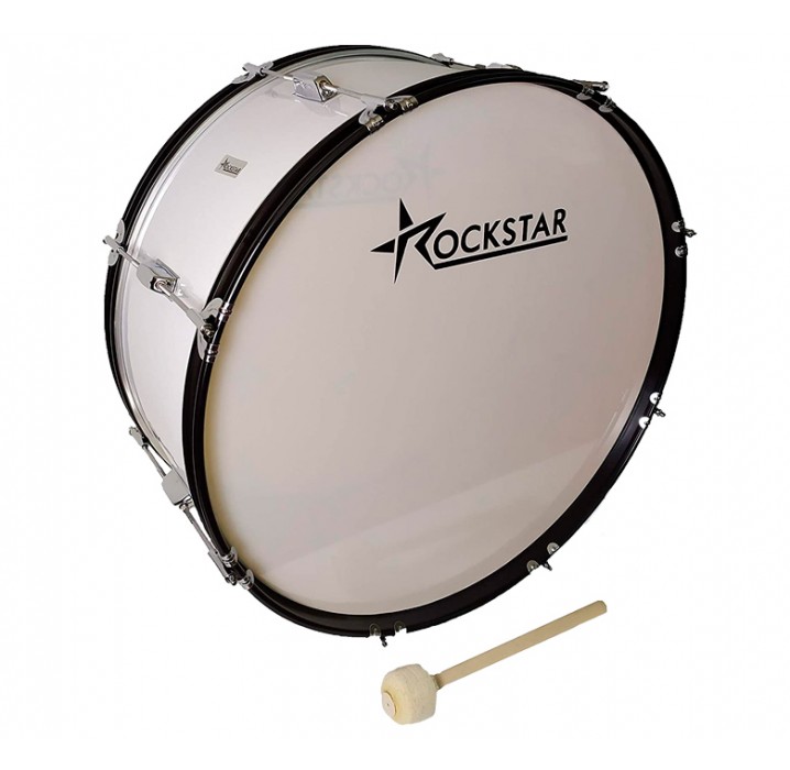 Rockstar Bombo 25"x 10", Color Blanco envio gratis
