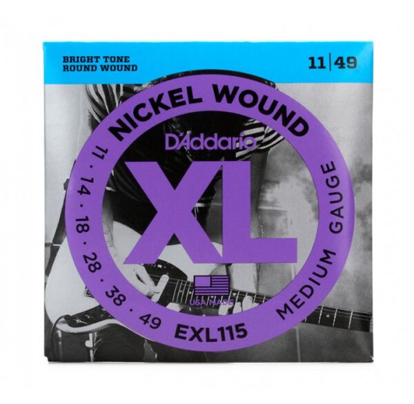 D'addario EXL-115 (11-49) juego de cuerdas para guitarra eléctrica envio gratis