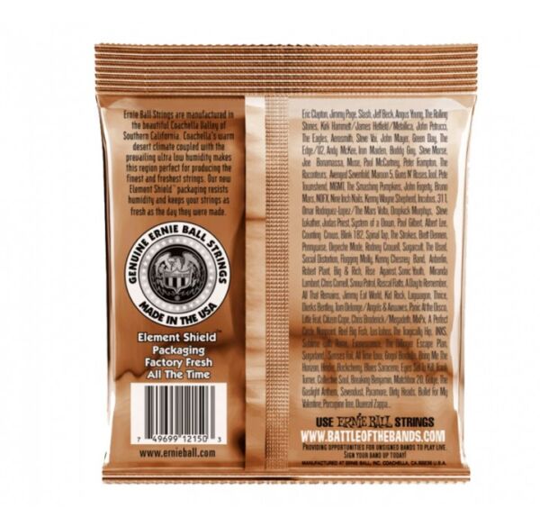 Ernie Ball 2150 Phosphor Bronze Extra Light cuerdas para guitarra acústica envio gratis