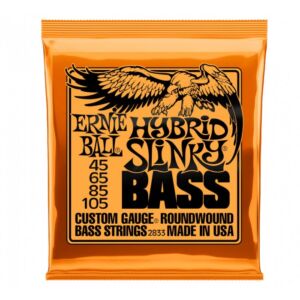 Ernie Ball 2833 Hybrid Slinky 45-105 cuerdas para bajo de 4 cuerdas envio gratis