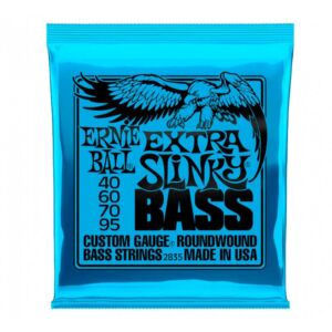 Ernie Ball 2835 Extra Slinky Bass 40-95 cuerdas para bajo de 4 cuerdas envio gratis