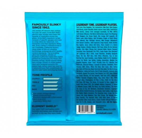 Ernie Ball 2835 Extra Bass 40-95 cuerdas para bajo de 4 cuerdas envio gratis