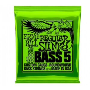 Ernie Ball 2836 Regular Slinky Bass  45-130 cuerdas para bajo de 5 cuerdas envio gratis