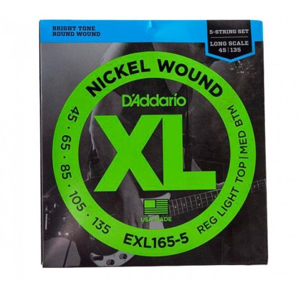 D'addario EXL165 45-105 Cuerdas Bajo Eléctrico envio gratis