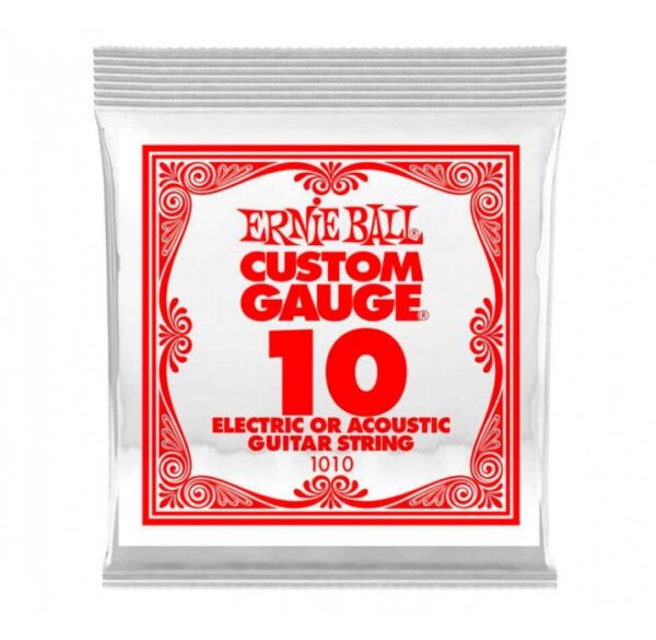 Ernie Ball 010 cuerdas suelta para guitarra eléctrica o acústica envio gratis