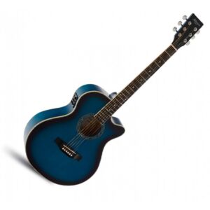 Admira Indiana azul satinada guitarra electroacústica envio gratis