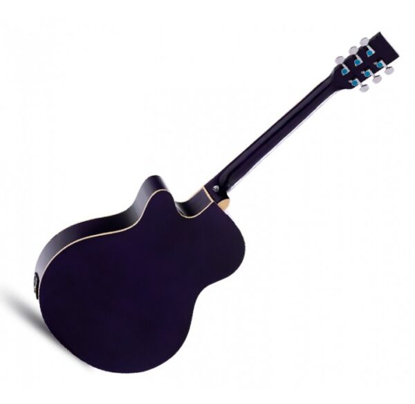 Admira Indiana morada brillo guitarra electroacústica envio gratis