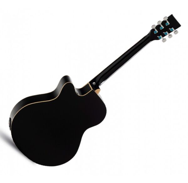 Admira Indiana negra satinada guitarra electroacústica envio gratis