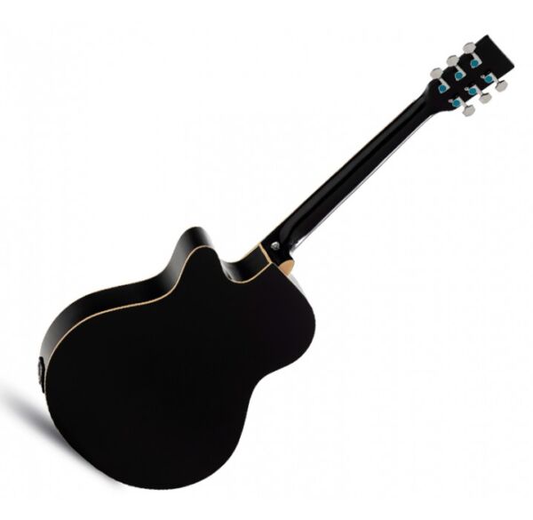 Admira Indiana negra brillo guitarra electroacústica envio gratis