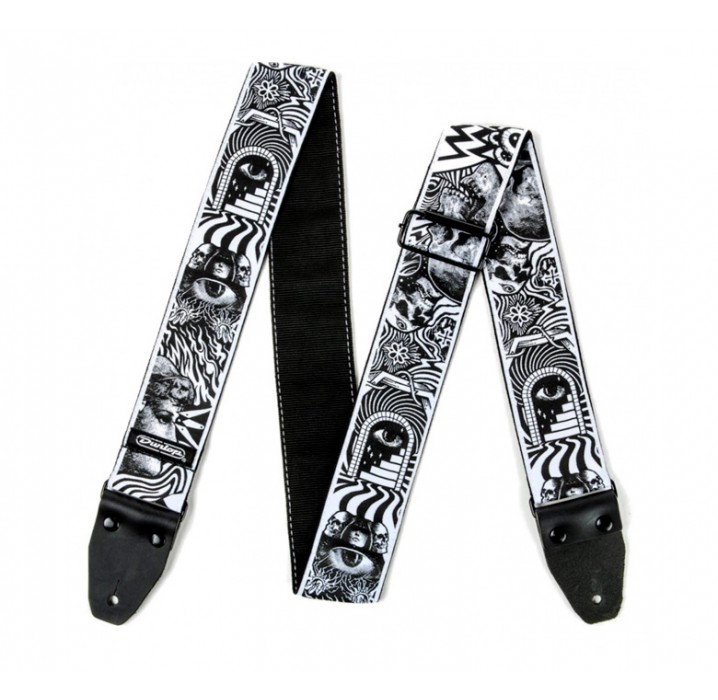 Dunlop ILD-04 I Love Dust Skulls Correa para Guitarra envio gratis