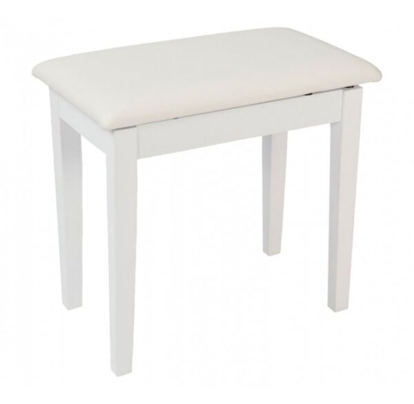 Amadeus BPRA007 banqueta blanca para piano envio gratis
