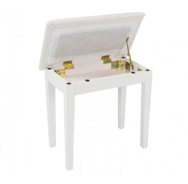 Amadeus BPRA007 banqueta blanca para piano envio gratis
