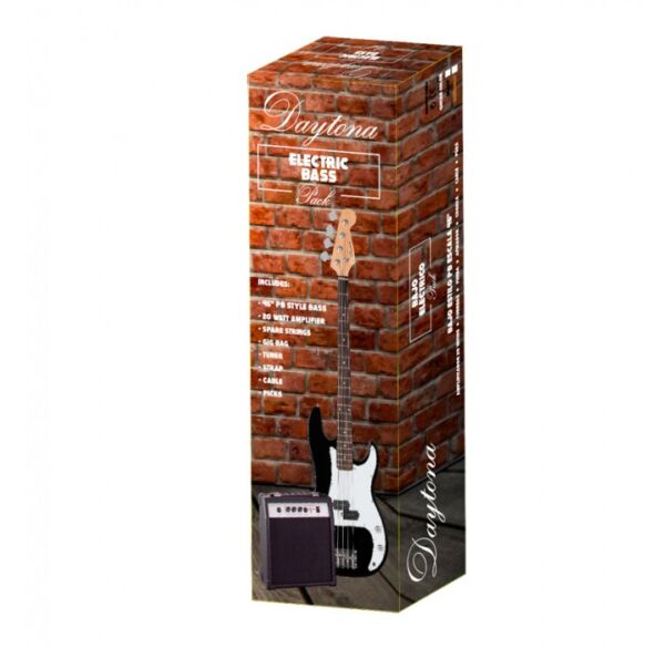 Daytona PGBDBK pack de bajo eléctrico negro envio gratis