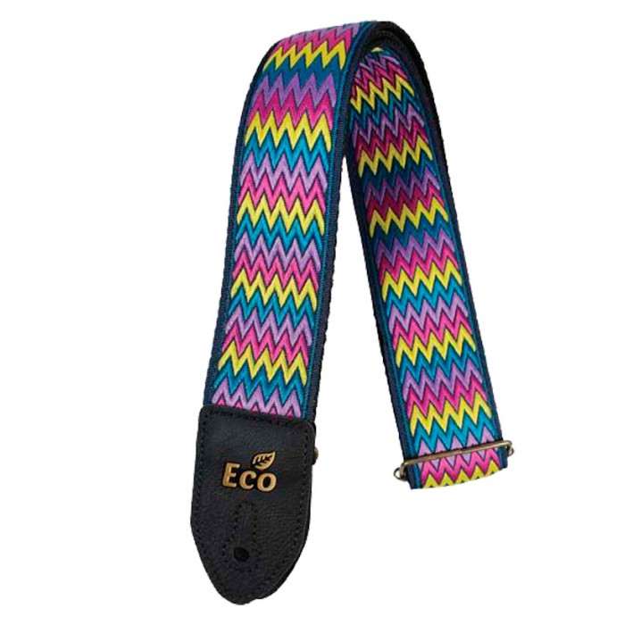 Basso ECOINDIAN02 vegana linea india azul correa para guitarra envio gratis