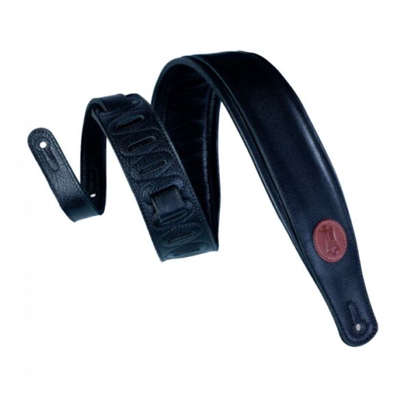 Levy's MSS2-BLK Signature Series correa de piel para guitarra