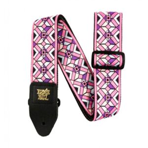 Ernie Ball EB4658  Kaleidoscope Pink correa guitarra y bajo envio gratis