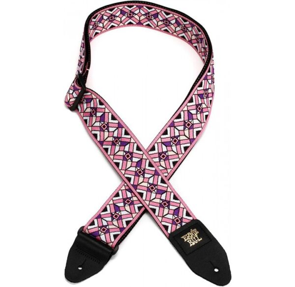 Ernie Ball EB4658 Kaleidoscope Pink correa guitarra y bajo envio gratis