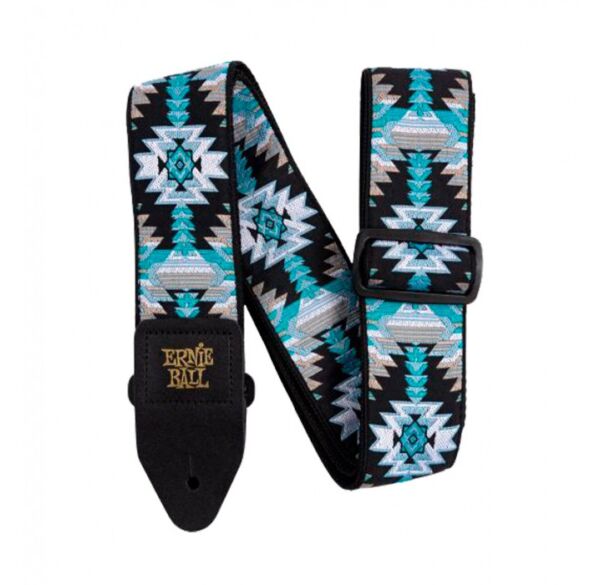 Ernie Ball EB4609 jacquard - albuquerque blue correa para guitarra y bajo envio gratis