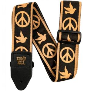 Ernie Ball EB4613 jacquard – peace love dove correa para guitarra y bajo envio gratis