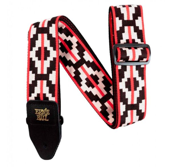 Ernie Ball EB5322 jacquard - Ristra red correa para guitarra y bajo envio gratis