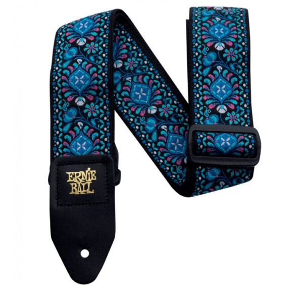 Ernie Ball EB4097 jacquard polypro - Indigo Orchid correa para guitarra y bajo envio gratis