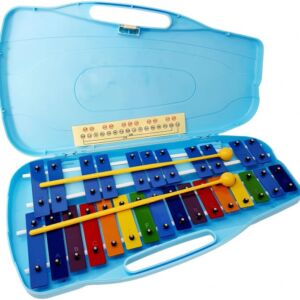 Rockstar KB27N carrillón xilófono de 27 teclas de colores y estuche azul envio gratis