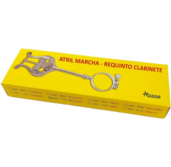 Rockstar Atril de Marcha Super para Requinto y Clarinete, R123 de Metal envio gratis