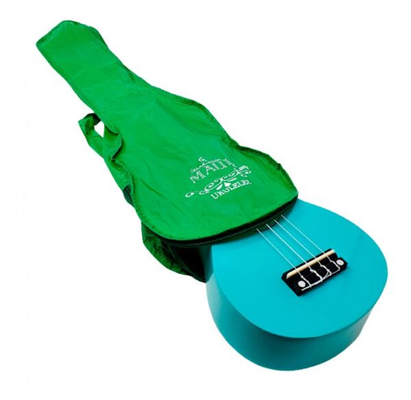 Ukelele soprano Maui Sunny 10TQ color azul turquesa con funda envio gratis