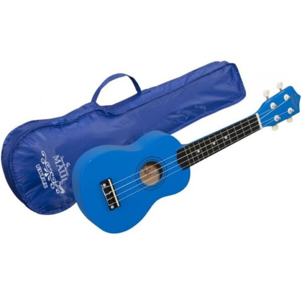 Ukelele soprano Maui Sunny 10BL color azul con funda envio gratis