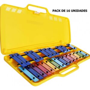 Pack 16 carrillones Angel AG-25N3  25 notas color amarillo envio gratis
