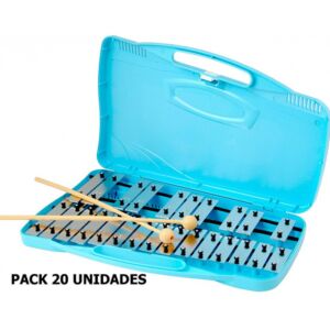 Pack 20 carrillones Angel AG-25N2 25 notas, color azul envio gratis