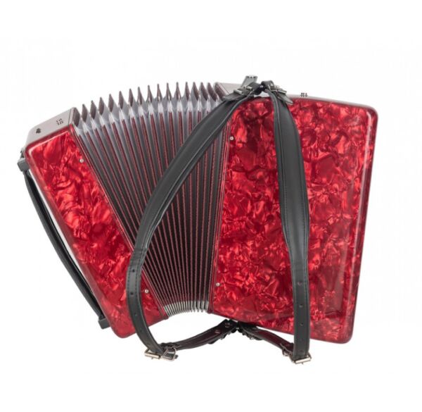 Estrella 30/32 R acordeón 32 teclas en color rojo envio gratis
