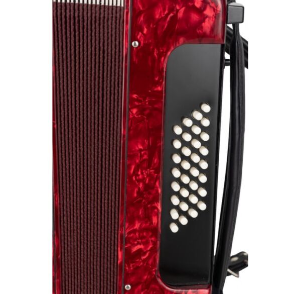 Estrella 30/32 R acordeón 32 teclas en color rojo envio gratis