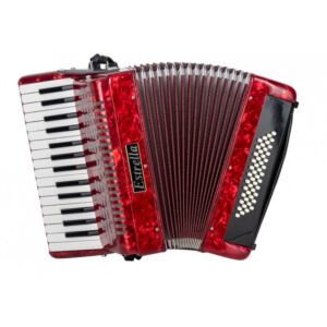 Estrella 30/48 R acordeón 30 teclas en color rojo envio gratis