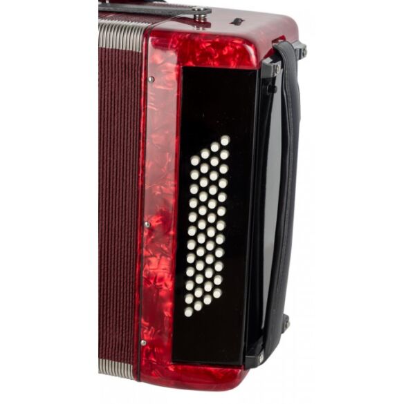 Estrella 30/48 R acordeón 30 teclas en color rojo envio gratis
