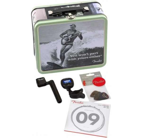 Fender Lunchbox con accesorios para guitarra envio gratis