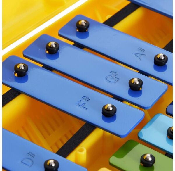Pack 16 carrillones Angel AG-25N3 25 notas color amarillo envio gratis