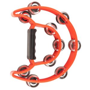 Ritmo TW20RD pandereta media luna color rojo envio gratis