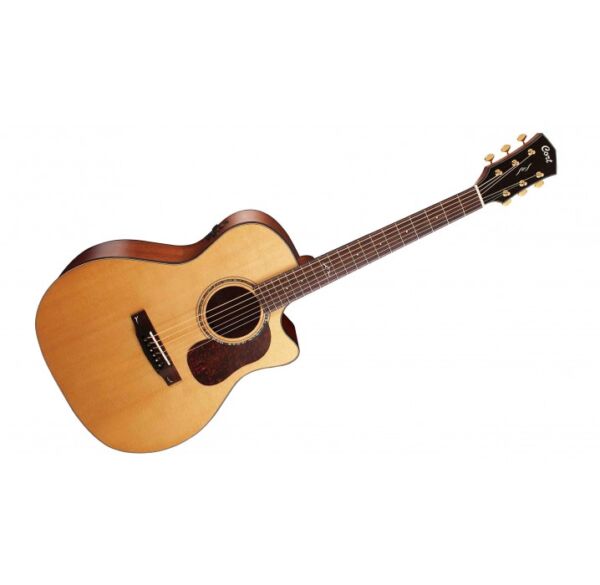 Cort Gold A6-Bocote guitarra electroacústica en color natural con estuche envio gratis